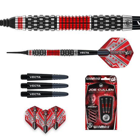 Winmau Joe Cullen Rockstar Series RS 1.0 90% Tungsten Soft Tip Darts