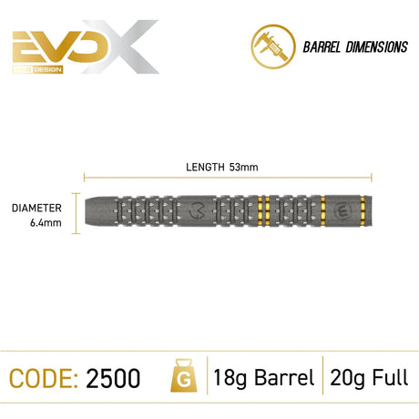 Winmau MVG Evo-X 90% Soft Tip Darts