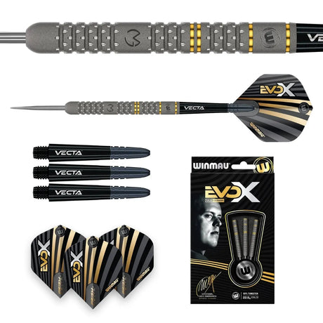 Winmau MVG Evo-X 90% Steel Tip Darts