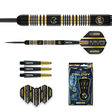 Winmau MVG Trilogy 90% Tungsten Steel Tip Darts