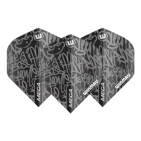 Winmau Mega Standard Black Flights