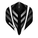 Winmau Mega Standard Black, White & Grey Dart Flights