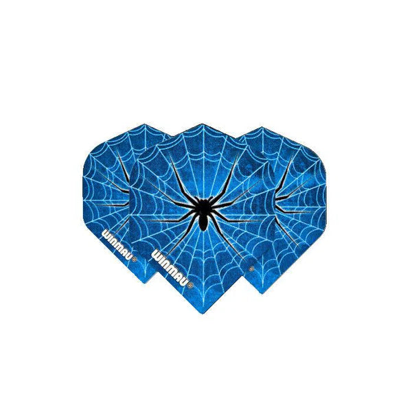 Winmau Mega Standard Blue Spider Dart Flights-1-Premier Darts