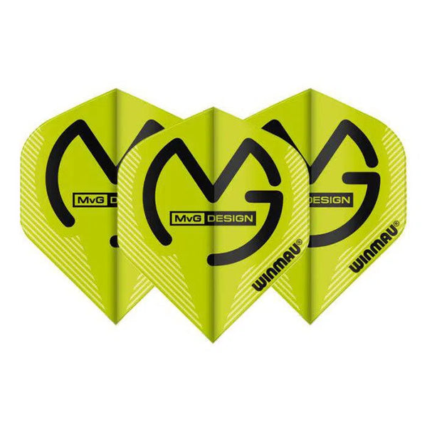 Winmau Mega Standard MVG Green Flights-1-Premier Darts