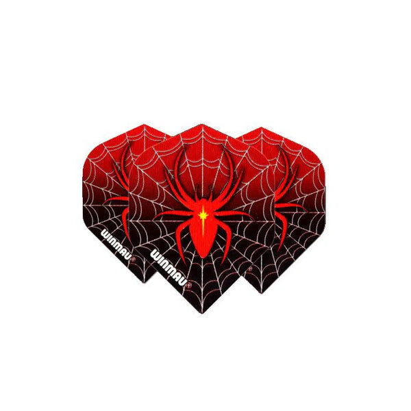 Winmau Mega Standard Red Spider Dart Flights-1-Premier Darts