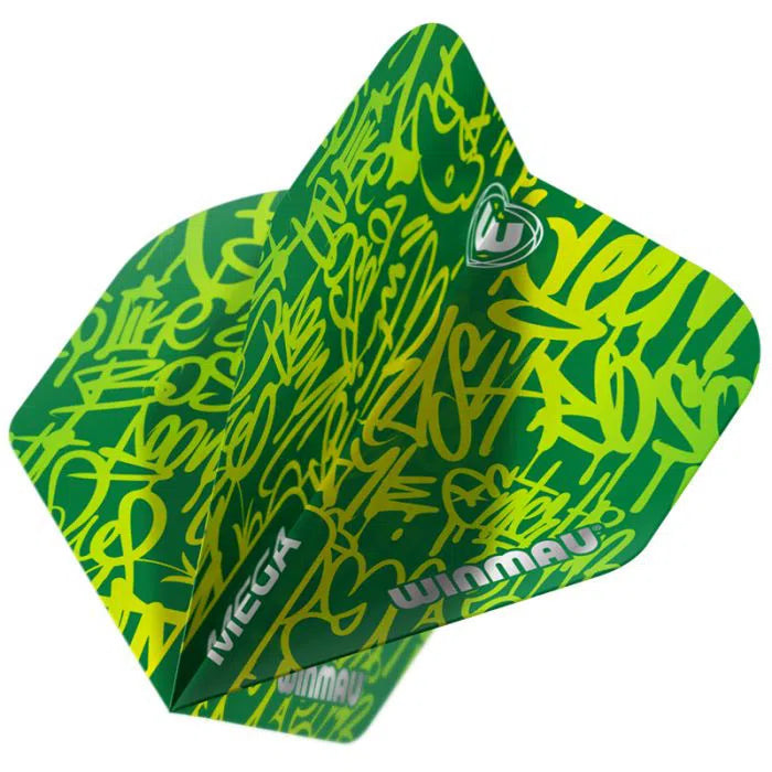 Winmau Mega Standard Standard Green Flights