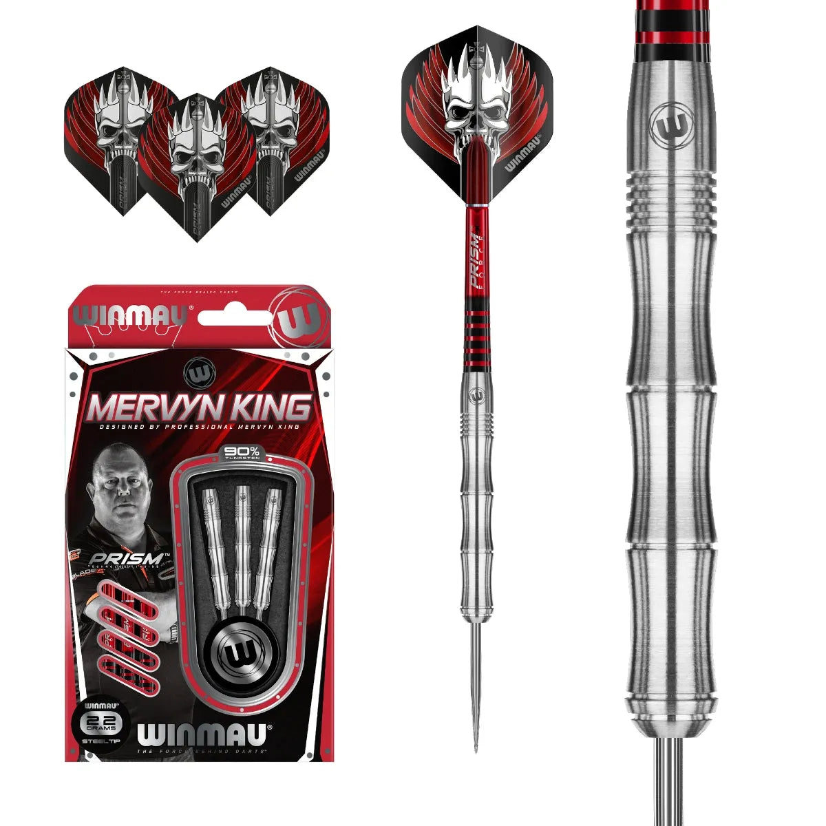 ダーツ DATADART MERVYN KING Steel Tip 22g DATADART MERVYN KING Steel Tip 22g 22G MERVYN KING Original