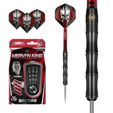 Winmau Mervyn King Black Onyx 90% Tungsten Steel Tip Darts