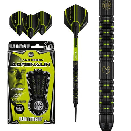 Winmau MvG Adrenalin 90% Tungsten Soft Tip Darts