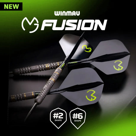 Winmau MvG Pac Man Fusion Integrated Flight System - No2