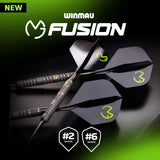 Winmau MvG Pac Man Fusion Integrated Flight System - No6