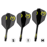 Winmau MvG Pac Man Fusion Integrated Flight System - No6