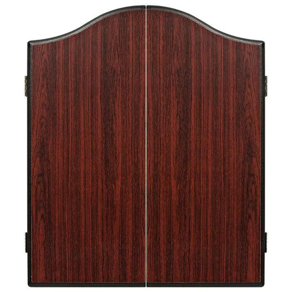 Winmau Rosewood Effect Deluxe Dartboard Cabinet-1-Premier Darts