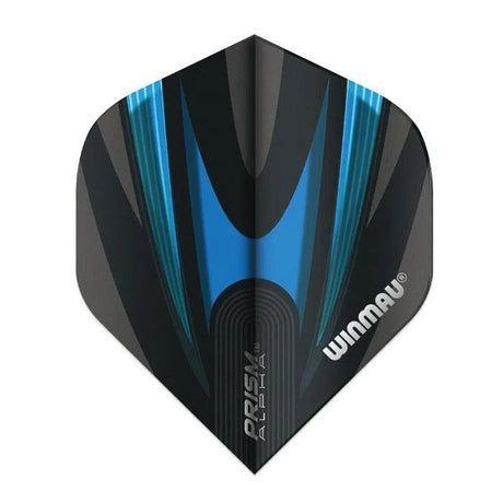 Winmau Prism Alpha Black & Blue Extra Thick Dart Flights