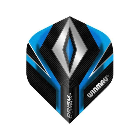 Winmau Prism Alpha Black & Blue Extra Thick Dart Flights