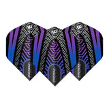 Winmau Prism Alpha Black & Blue Extra Thick Dart Flights