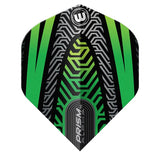 Winmau Prism Alpha Black & Green Extra Thick Dart Flights