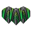 Winmau Prism Alpha Black & Green Extra Thick Dart Flights