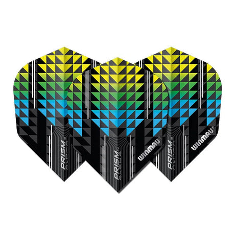 Winmau Prism Alpha Black & Green V6 Dart Flights