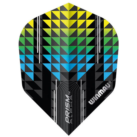 Winmau Prism Alpha Black & Green V6 Dart Flights
