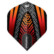 Winmau Prism Alpha Black & Orange Extra Thick Dart Flights