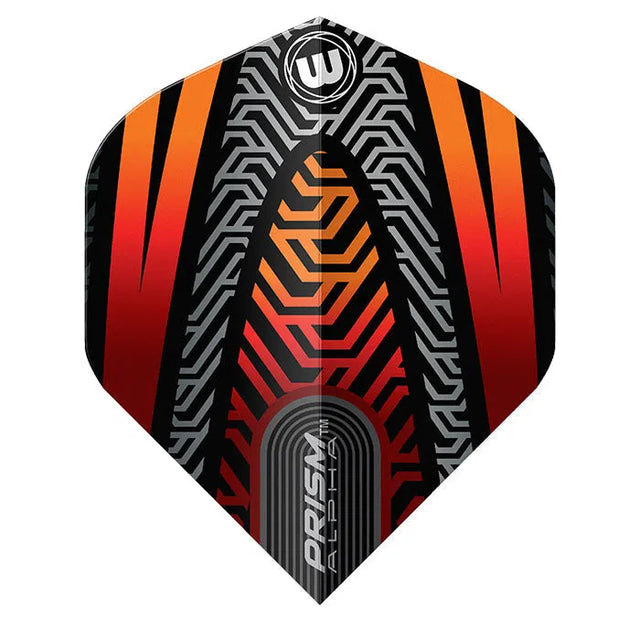 Winmau Prism Alpha Black & Orange Extra Thick Dart Flights