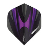 Winmau Prism Alpha Black & Purple Extra Thick Dart Flights