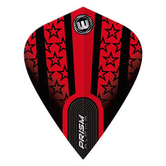 Winmau Prism Alpha Black and Red Kite Flights