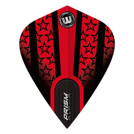 Winmau Prism Alpha Black & Red Kite Flights