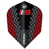 Winmau Prism Alpha Black & Red V6 Dart Flights