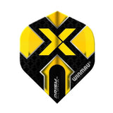 Winmau Prism Alpha Black & Yellow Extra Thick Dart Flights