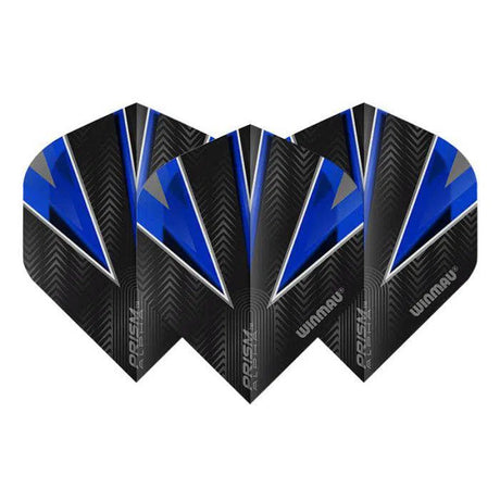 Winmau Prism Alpha Extra Thick Standard Black & Blue Flights