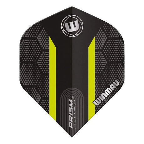 Winmau Prism Alpha Extra Thick Standard Black & Green Flights
