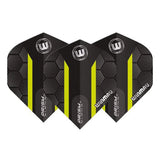 Winmau Prism Alpha Extra Thick Standard Black & Green Flights