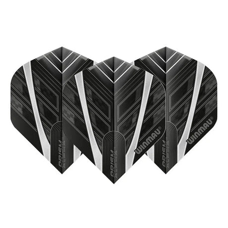 Winmau Prism Alpha Extra Thick Standard Black & Grey Flights