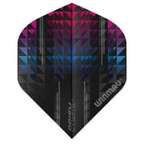 Winmau Prism Alpha Extra Thick Standard Black & Pink & Blue Flights