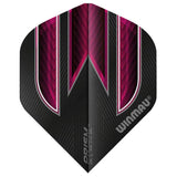 Winmau Prism Alpha Extra Thick Standard Black & Pink Flights