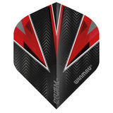 Winmau Prism Alpha Extra Thick Standard Black & Red Flights