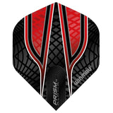 Winmau Prism Alpha Extra Thick Standard Black & Red Flights