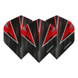 Winmau Prism Alpha Extra Thick Standard Black & Red Flights