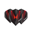 Winmau Prism Alpha Extra Thick Standard Black & Red Flights