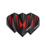 Winmau Prism Alpha Extra Thick Standard Black & Red Flights