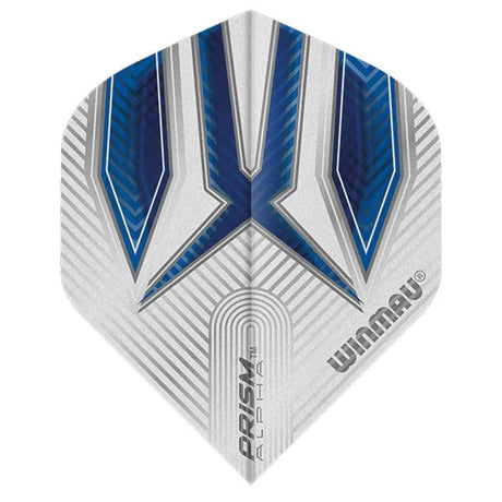 Winmau Prism Alpha Extra Thick Standard Blue & White Flights