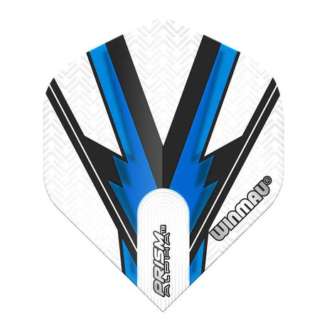 Winmau Prism Alpha Extra Thick Standard White, Blue & Black Flights