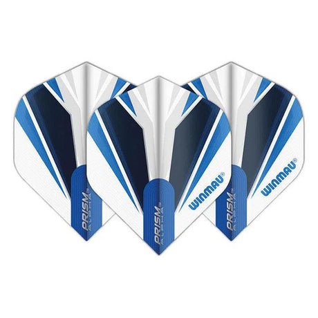 Winmau Prism Alpha Extra Thick Standard White & Blue Flights