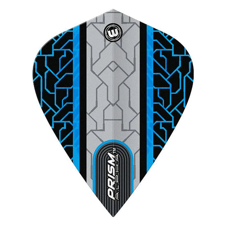 Winmau Prism Alpha Grey & Blue Kite Flights