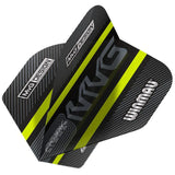 Winmau Prism Alpha MvG Extra Thick Standard Black & Green Flights