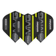 Winmau Prism Alpha MvG Extra Thick Standard Black & Green Flights
