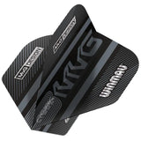 Winmau Prism Alpha MvG Extra Thick Standard Black & Grey Flights