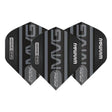 Winmau Prism Alpha MvG Extra Thick Standard Black & Grey Flights